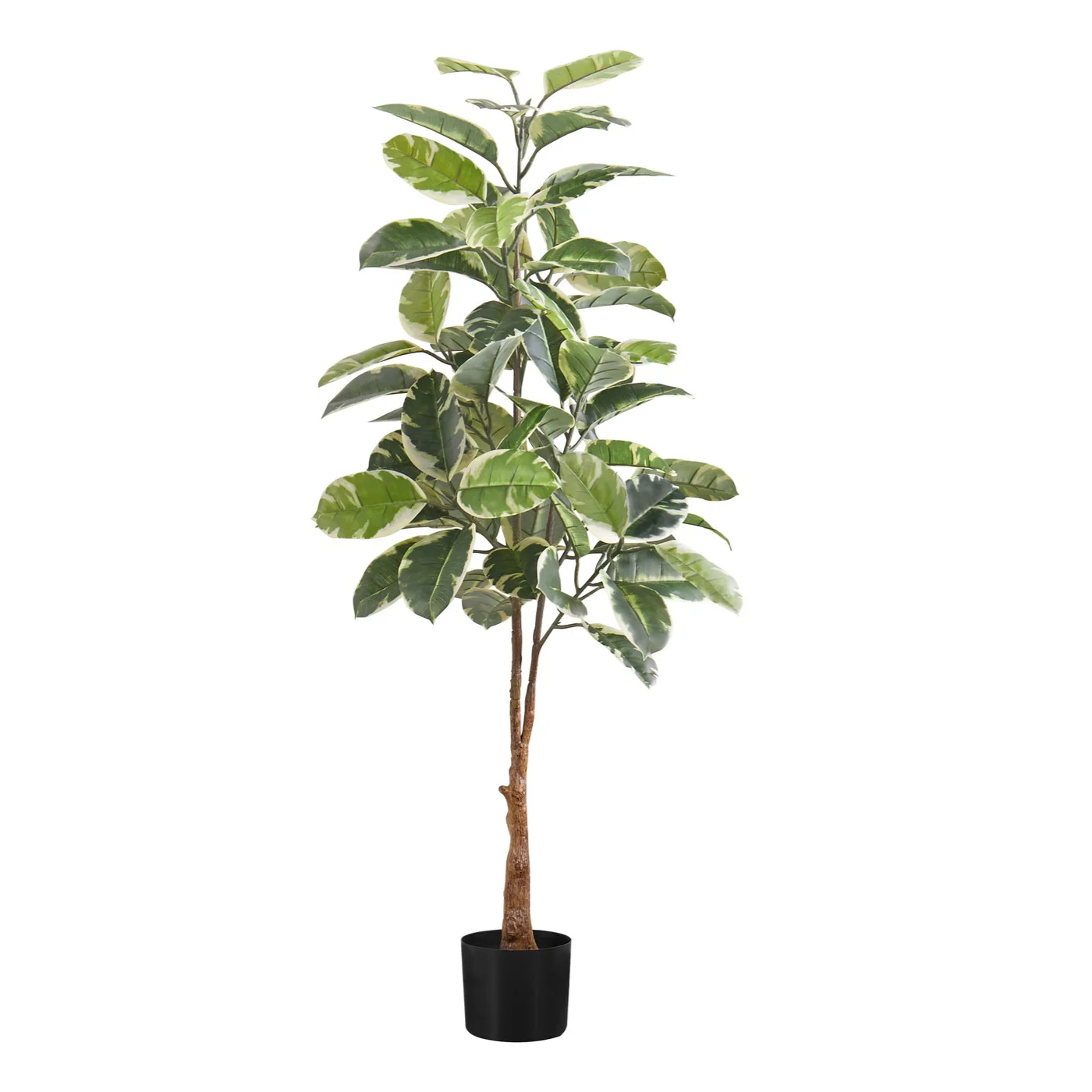 52 Tall Artificial Rubber Tree with Pot