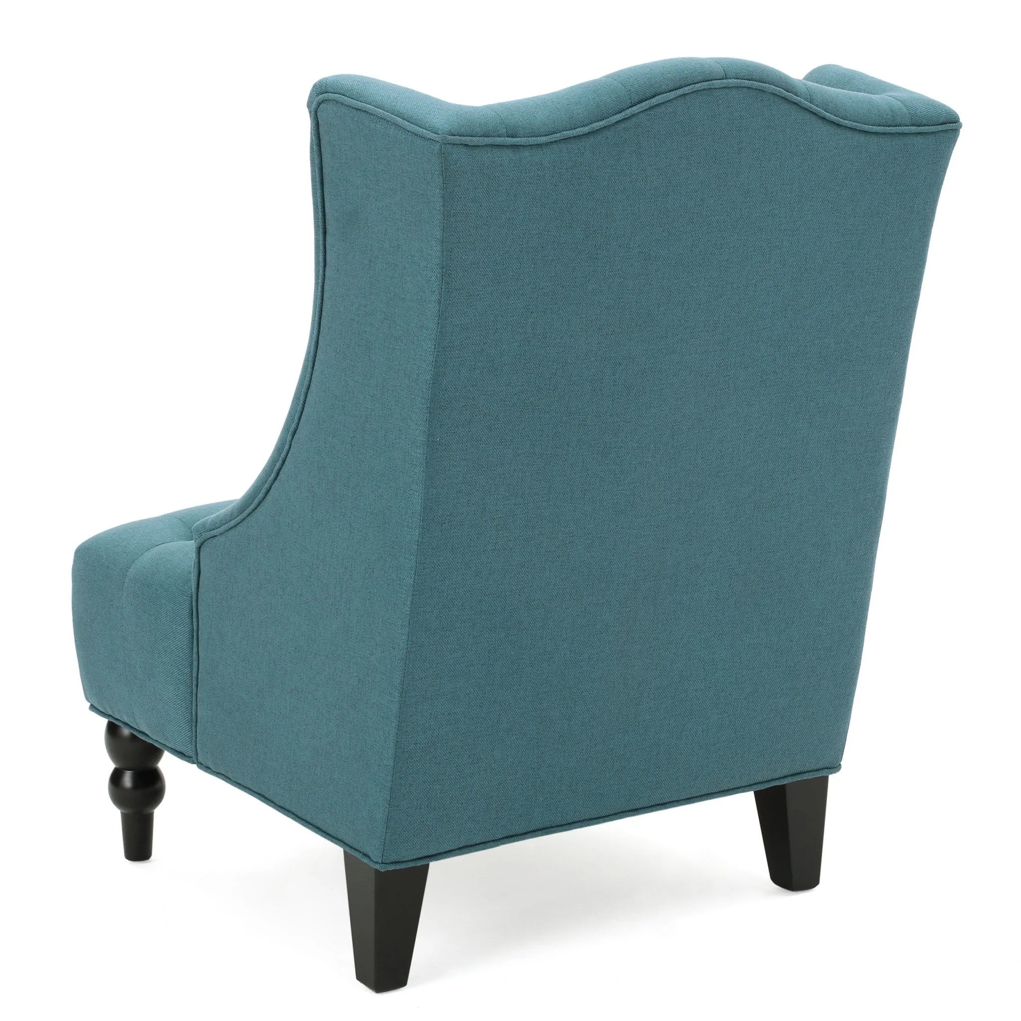 Dawned Upholstered Accent Chair with Button Tufting and Wing Back
