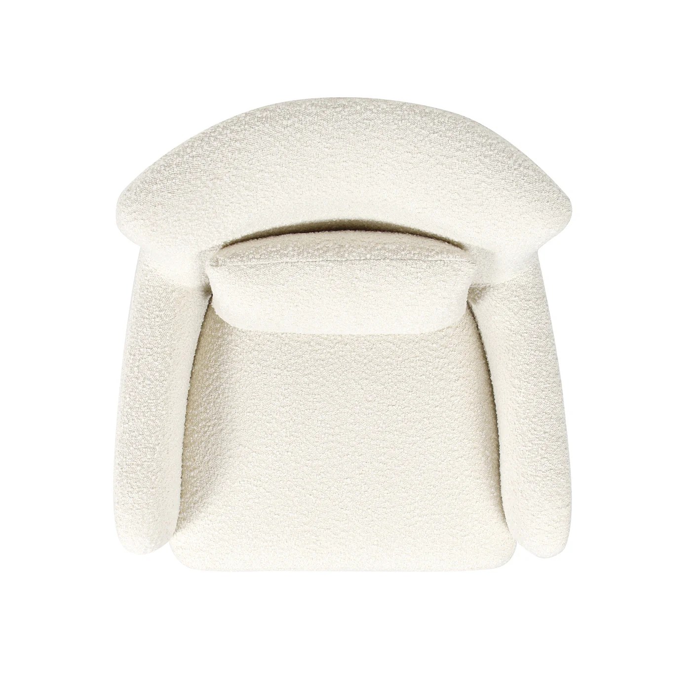 Upholstered Accent Chair with Lumbar Pillow and Curved Arms
