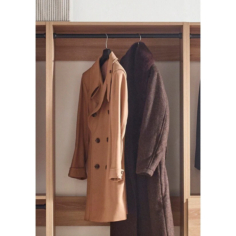 Prosper Oak Freestanding Walk in Wood Closet System