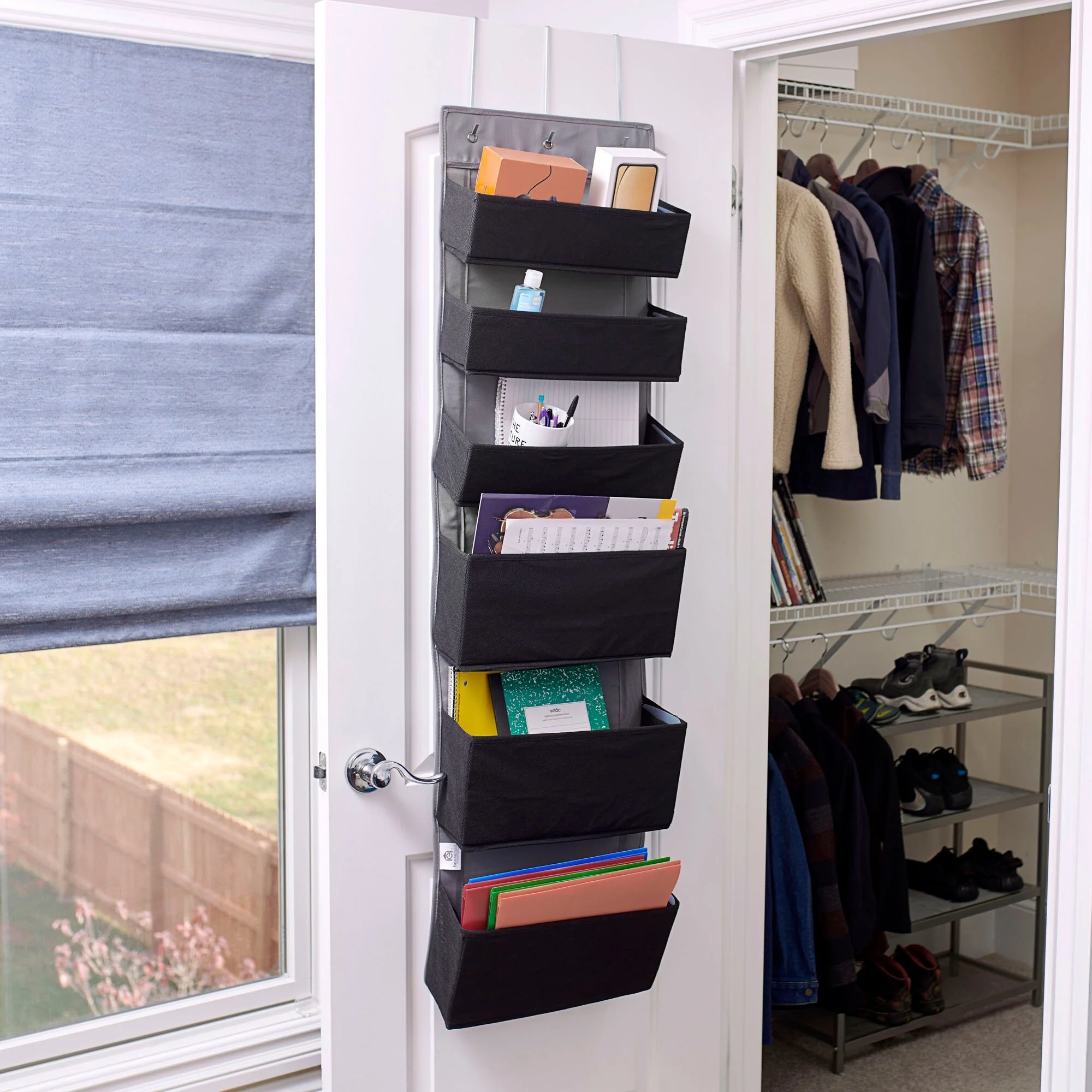 Household Essentials 6 Pocket Over the Door Organizer - 7.0