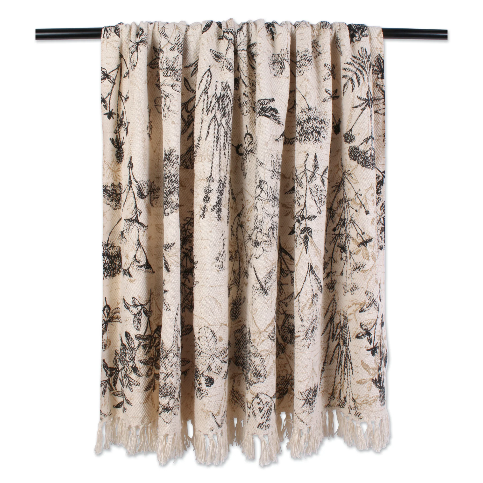 Botanical Printed Throw