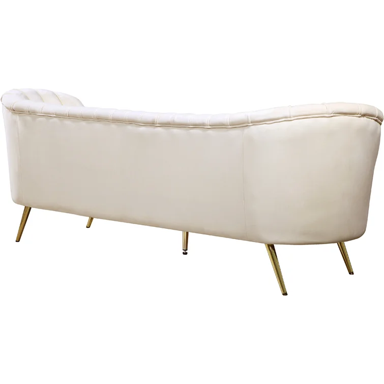 Tiberius 88'' Velvet Sofa