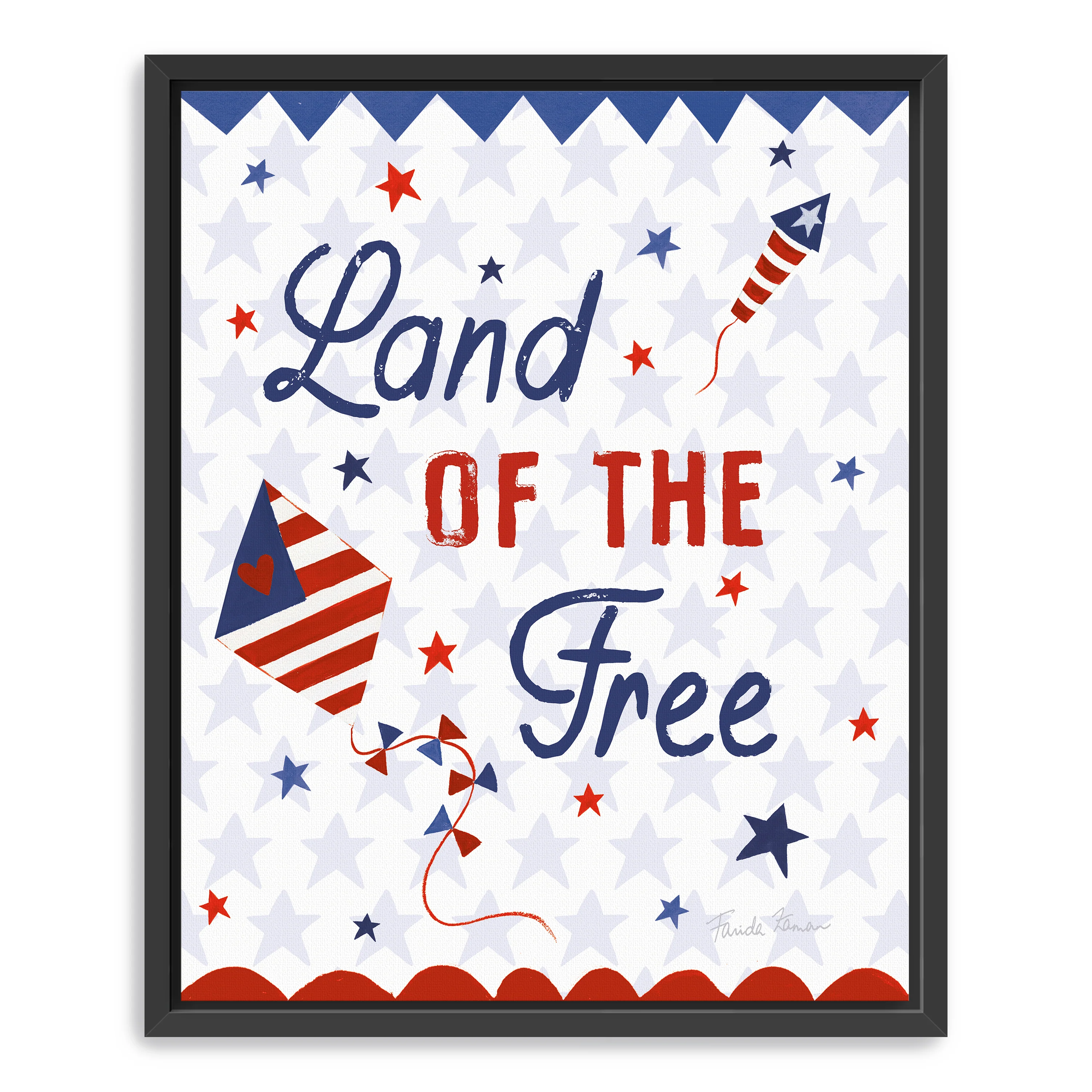 American the Beatiful IV Canvas Giclee