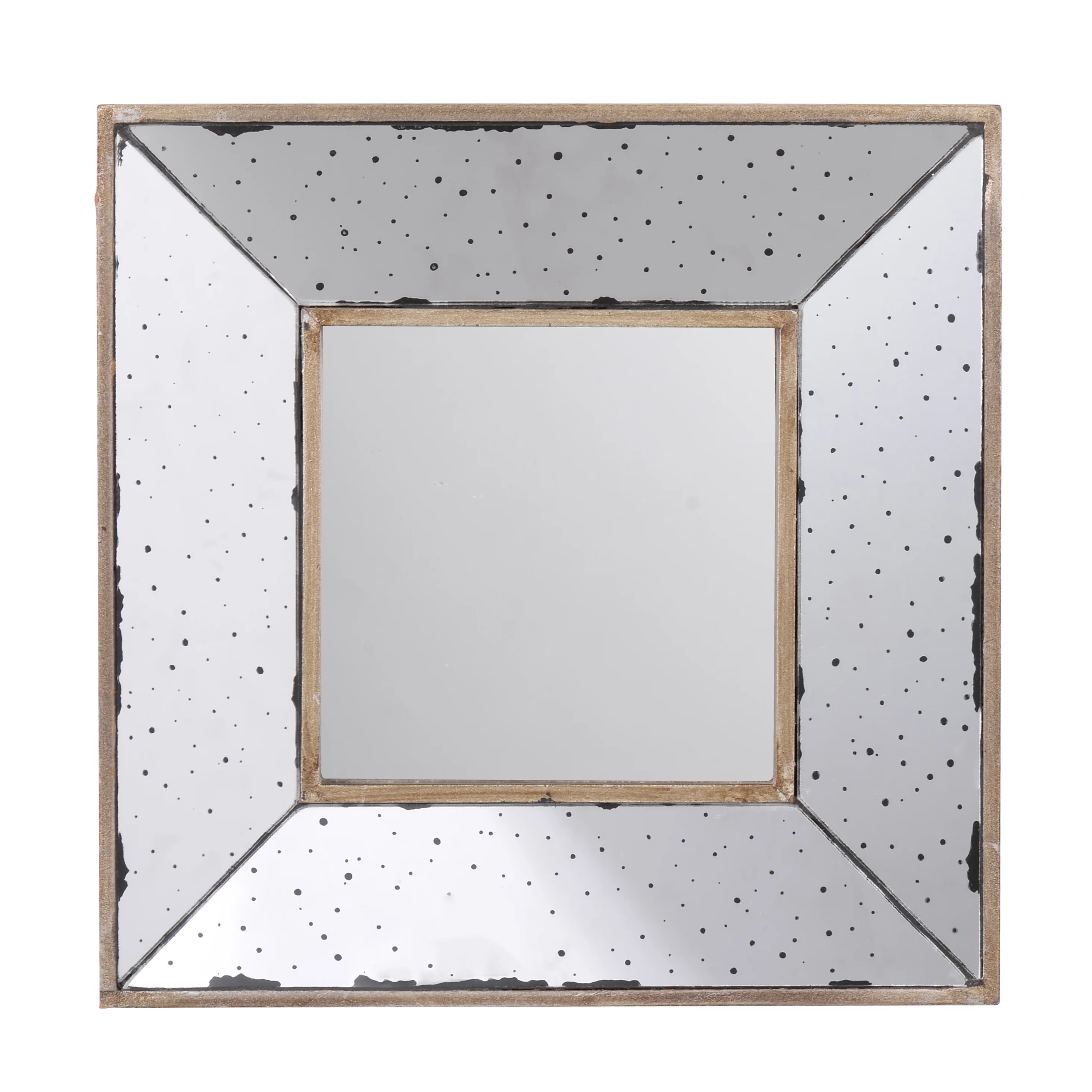 Square Accent Mirror with Practical Edge Design