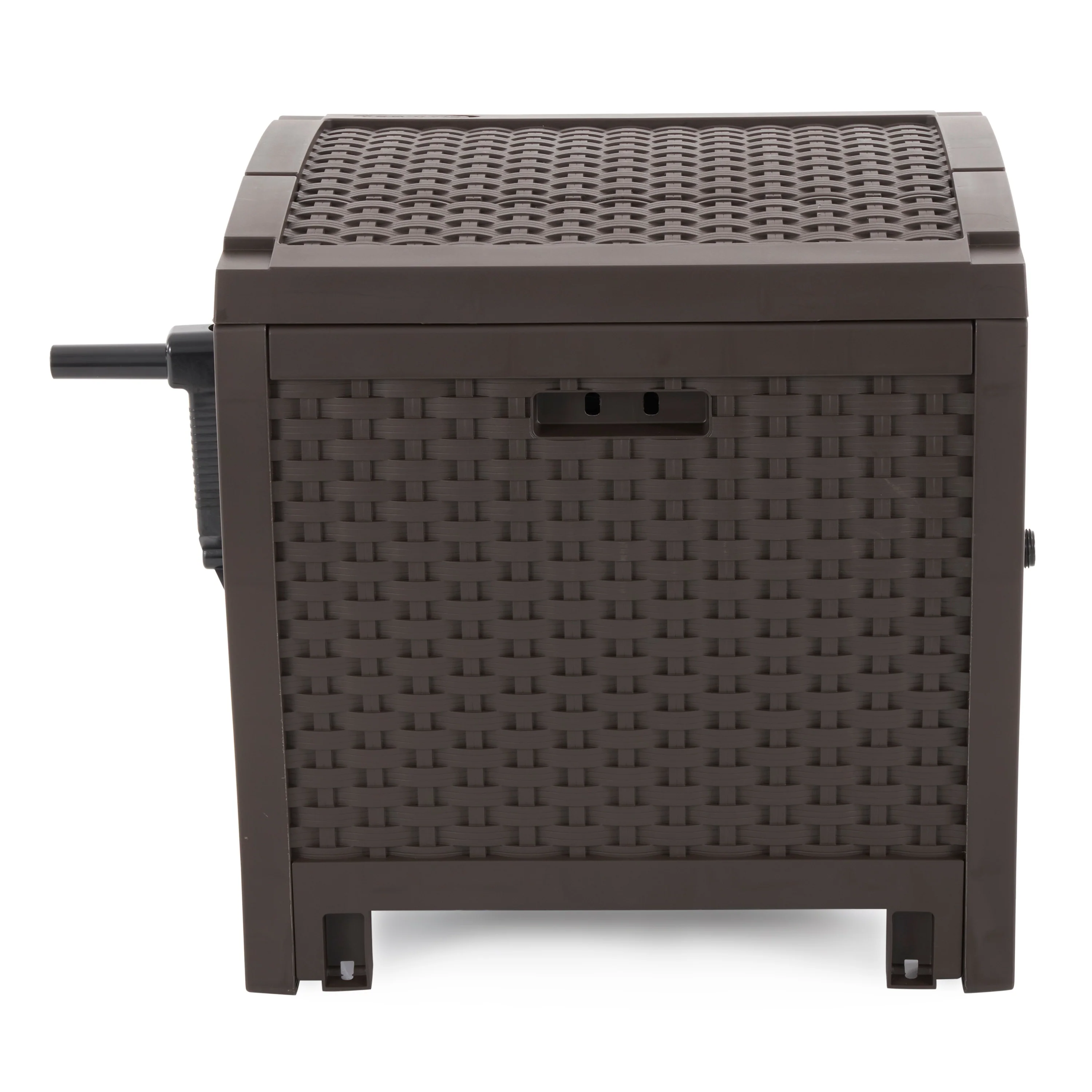 Suncast 175 Foot Slide Trak Outdoor Garden Water Hose Hideaway, Mocha Brown - 13