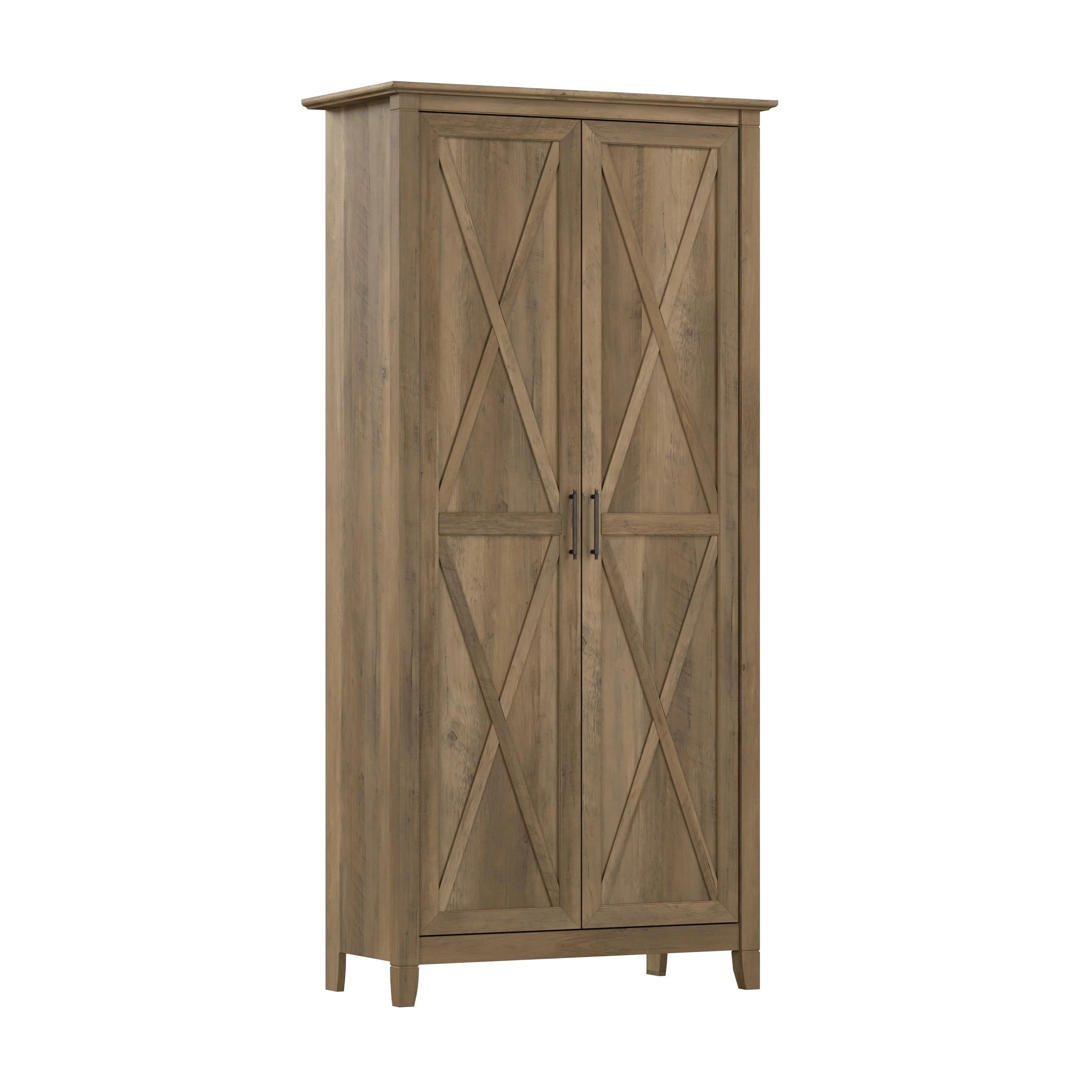 Key West Tall Kitchen Pantry Cabinet with Doors by Bush Furniture