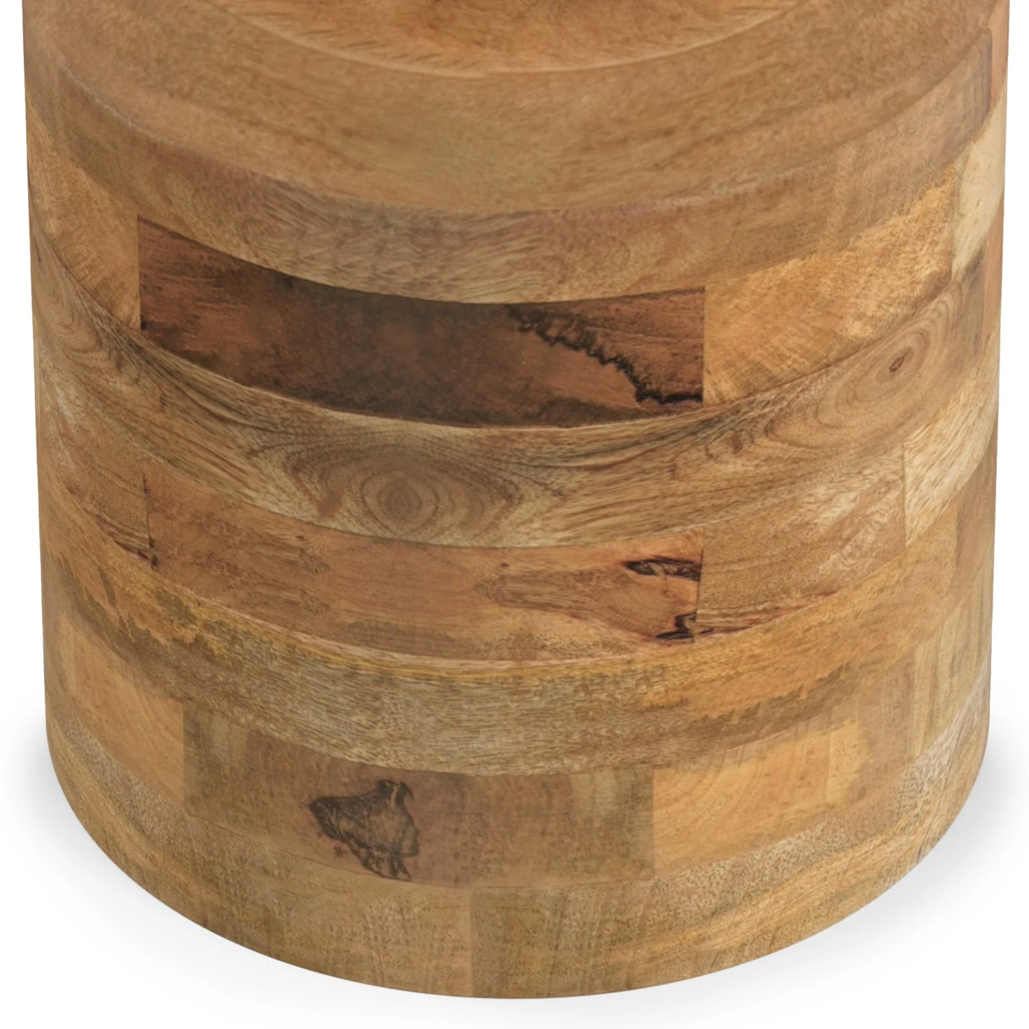 Focus Wooden Accent Table with Round Top