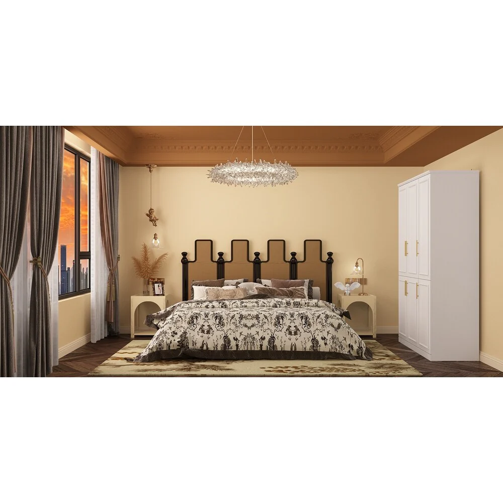 Modular Wardrobe Combo Armoires Closet Freestanding Cabinet Organizer