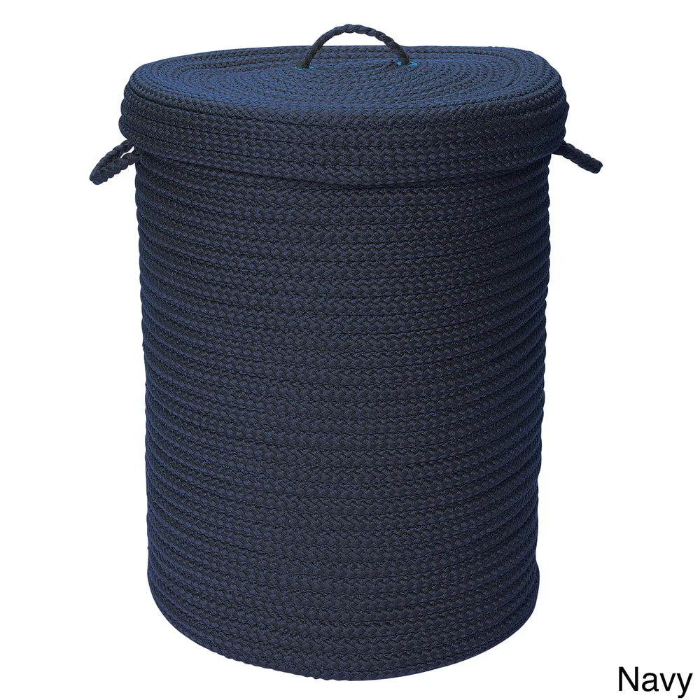 Savvy Textured Portable Lidded Storage Hamper