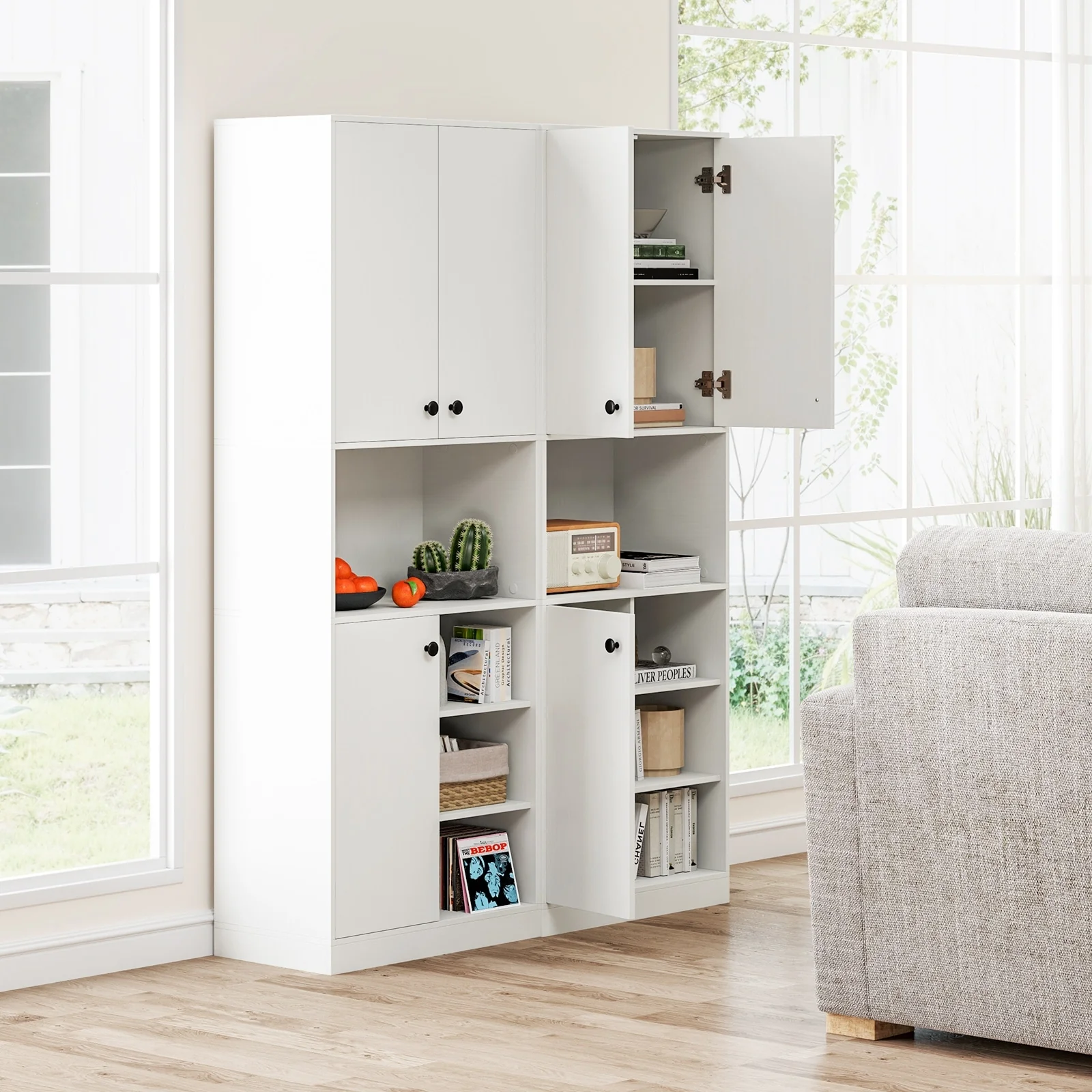 Costway Kitchen Pantry Storage Cabinet 65.5
