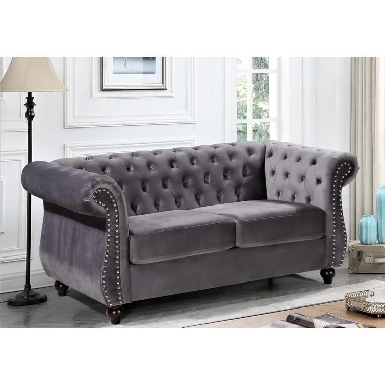 Feinstein 67.6'' Velvet Loveseat