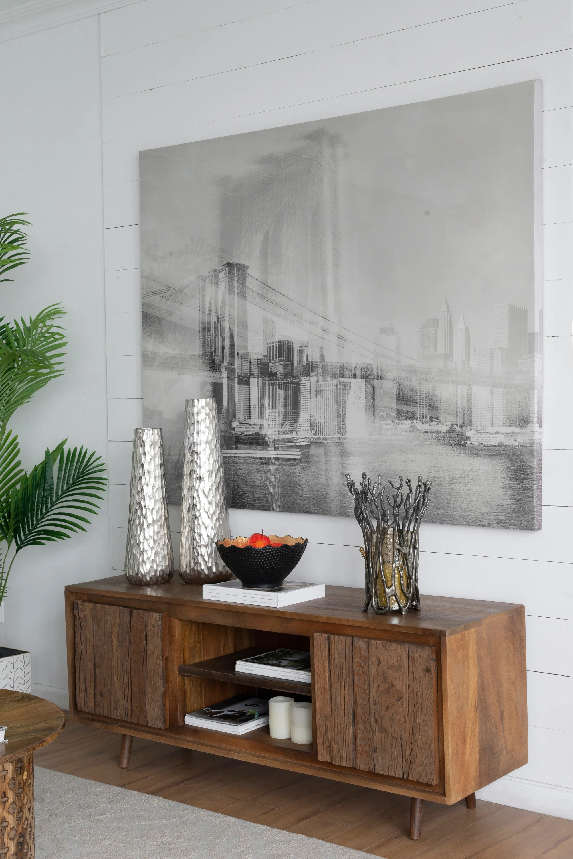 Recalimed Wood TV Stand