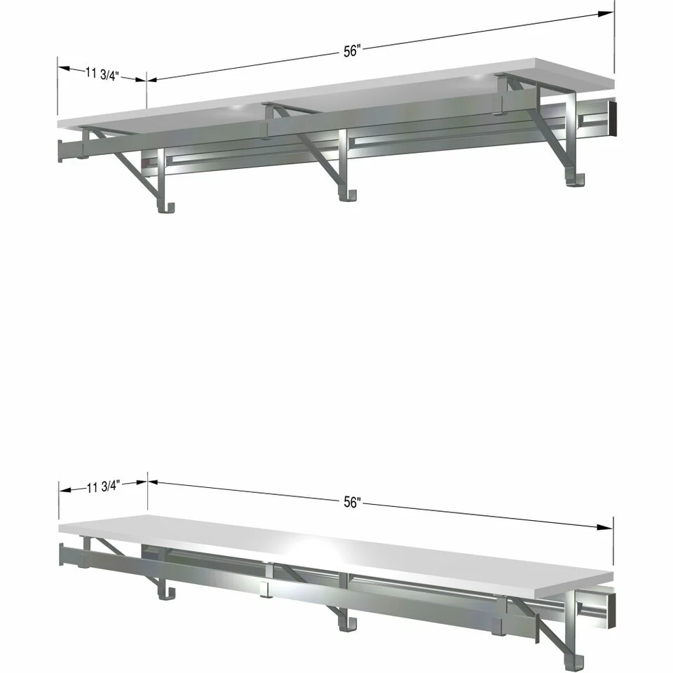 arrange a SPACE RCMBX Double Shelf-Hang Closet System