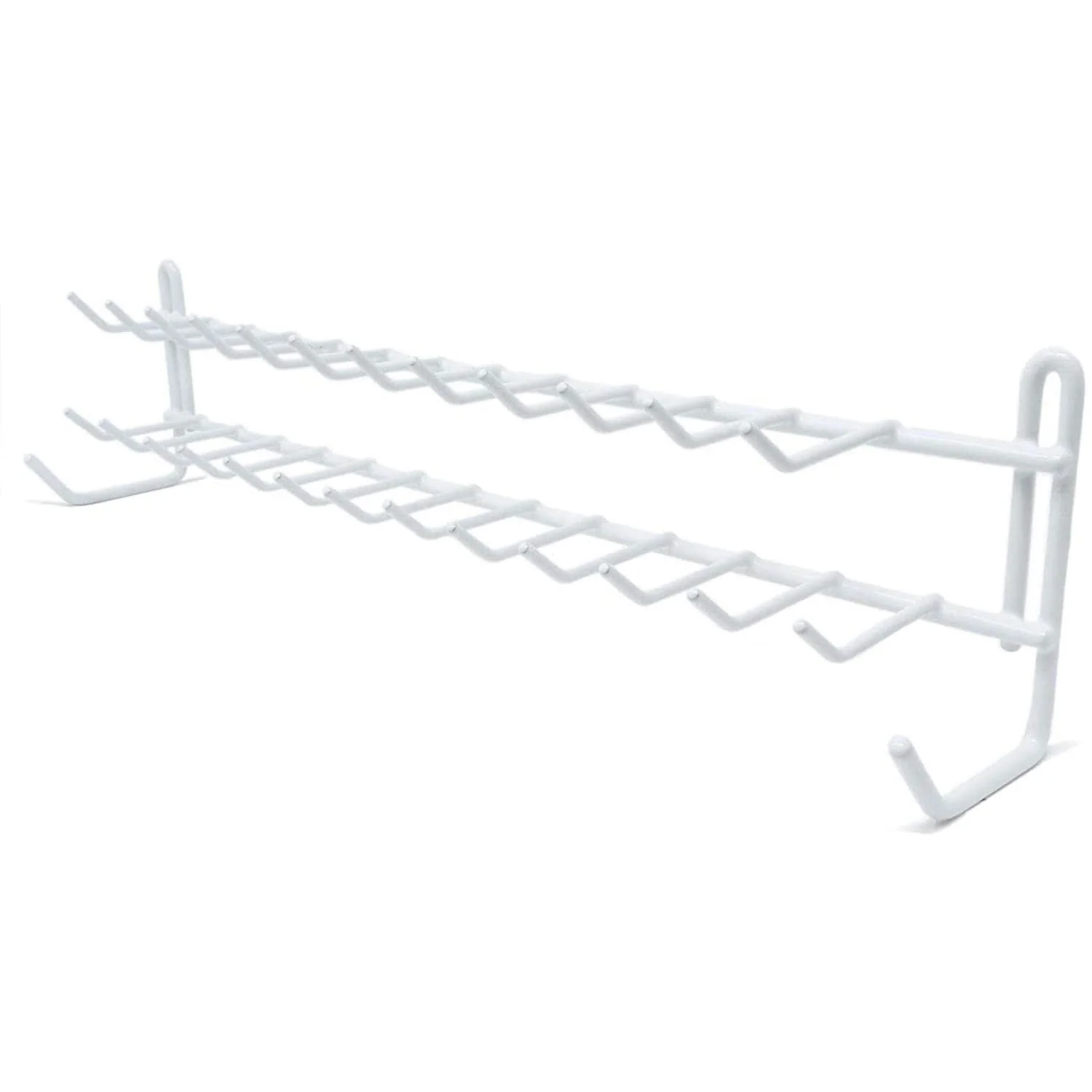 HUJI Wall Mount Tie and Belt Rack Organizer