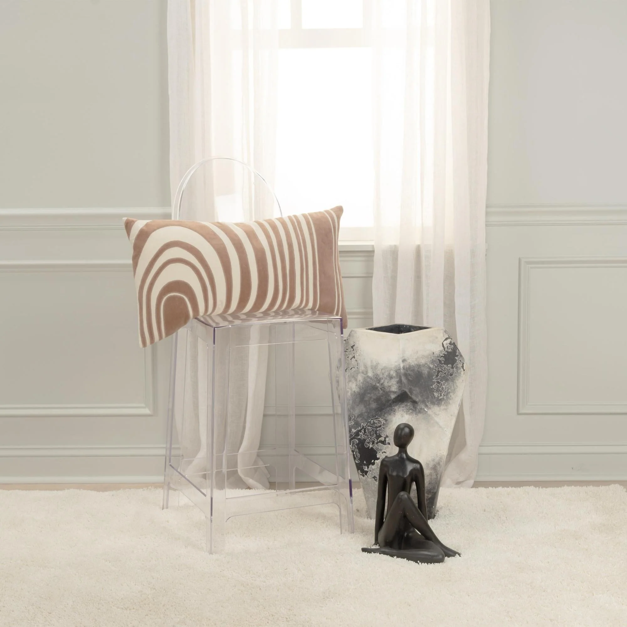 Woven Abstract Throw Pillow