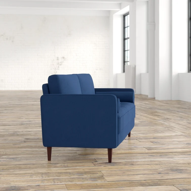 Garren 75.6'' Square Arm Tufted Sofa