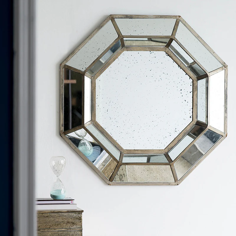 Octagon Accent Mirror with Practical Edge Design