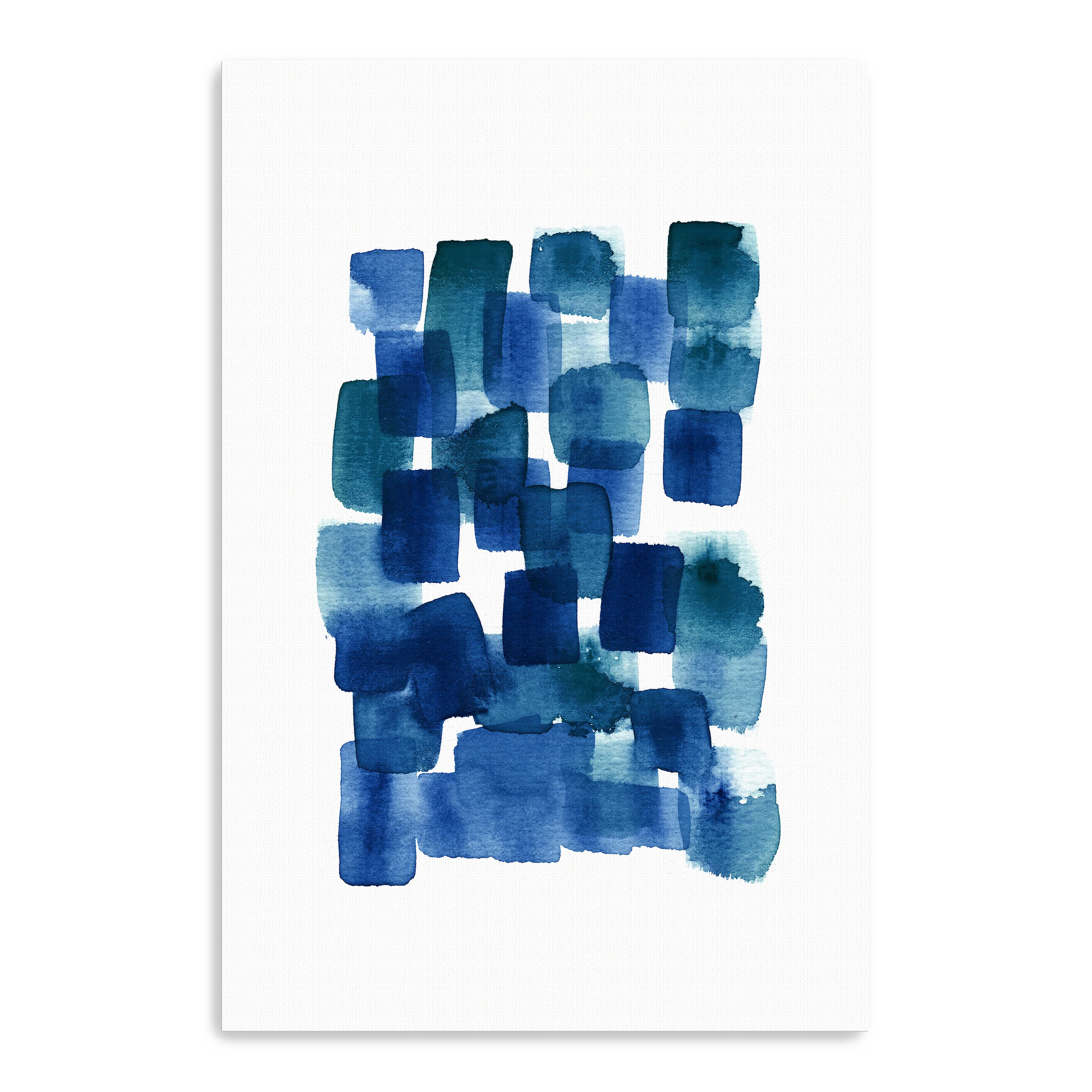 Green Blue White - Gardenwaters II Canvas Giclee