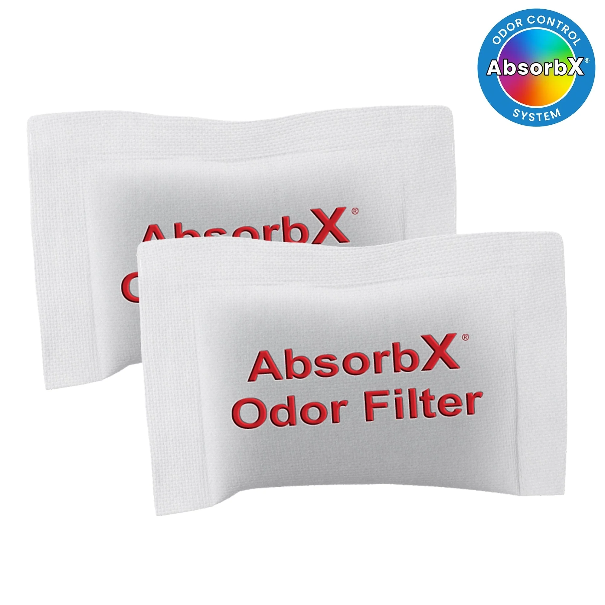 iTouchless AbsorbX Trash Can Odor Filters 2-Pack