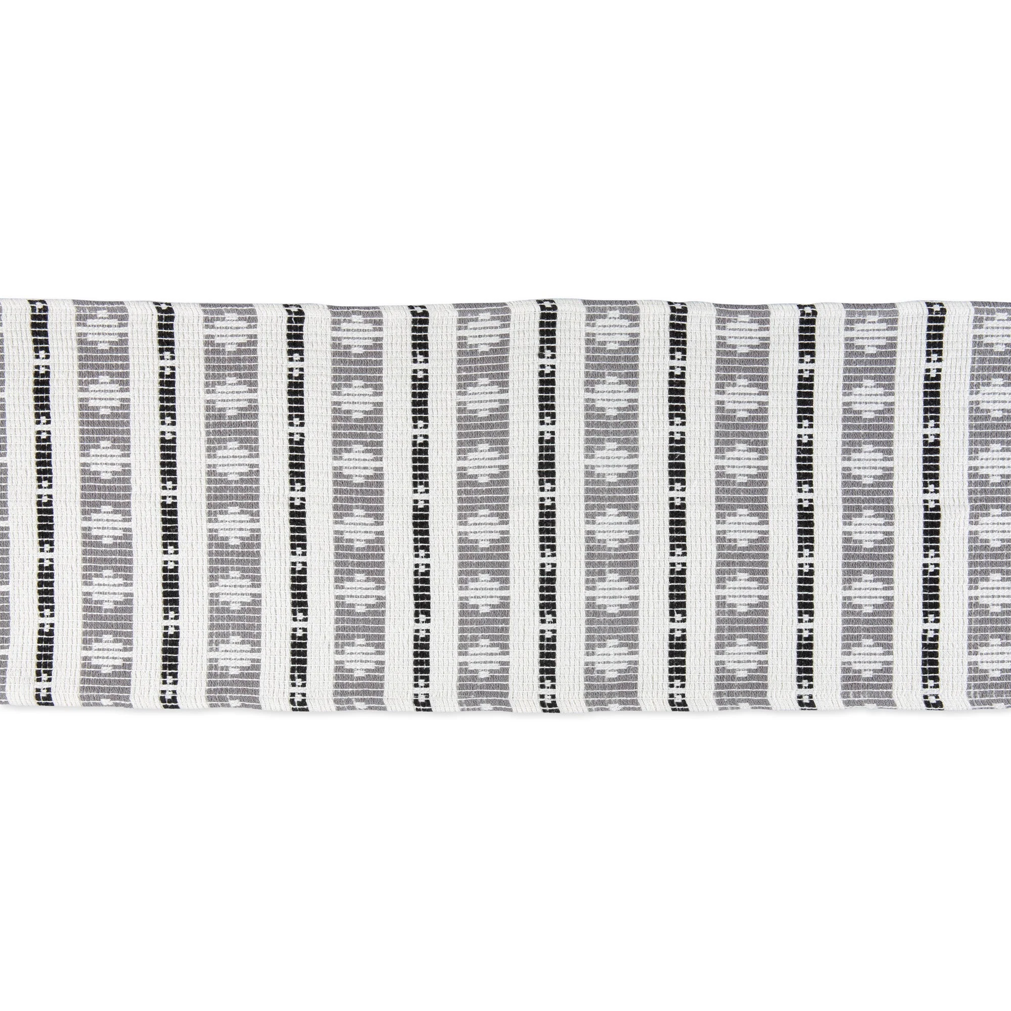 Black/Gray Colby Southwest Table Runner 15X72