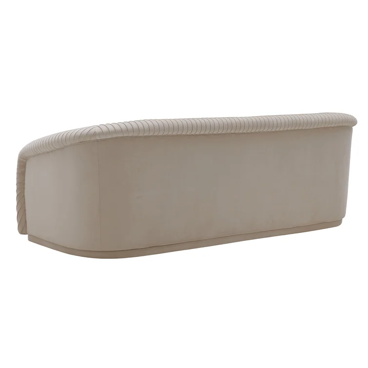 Yara Pleated Velvet Sofa