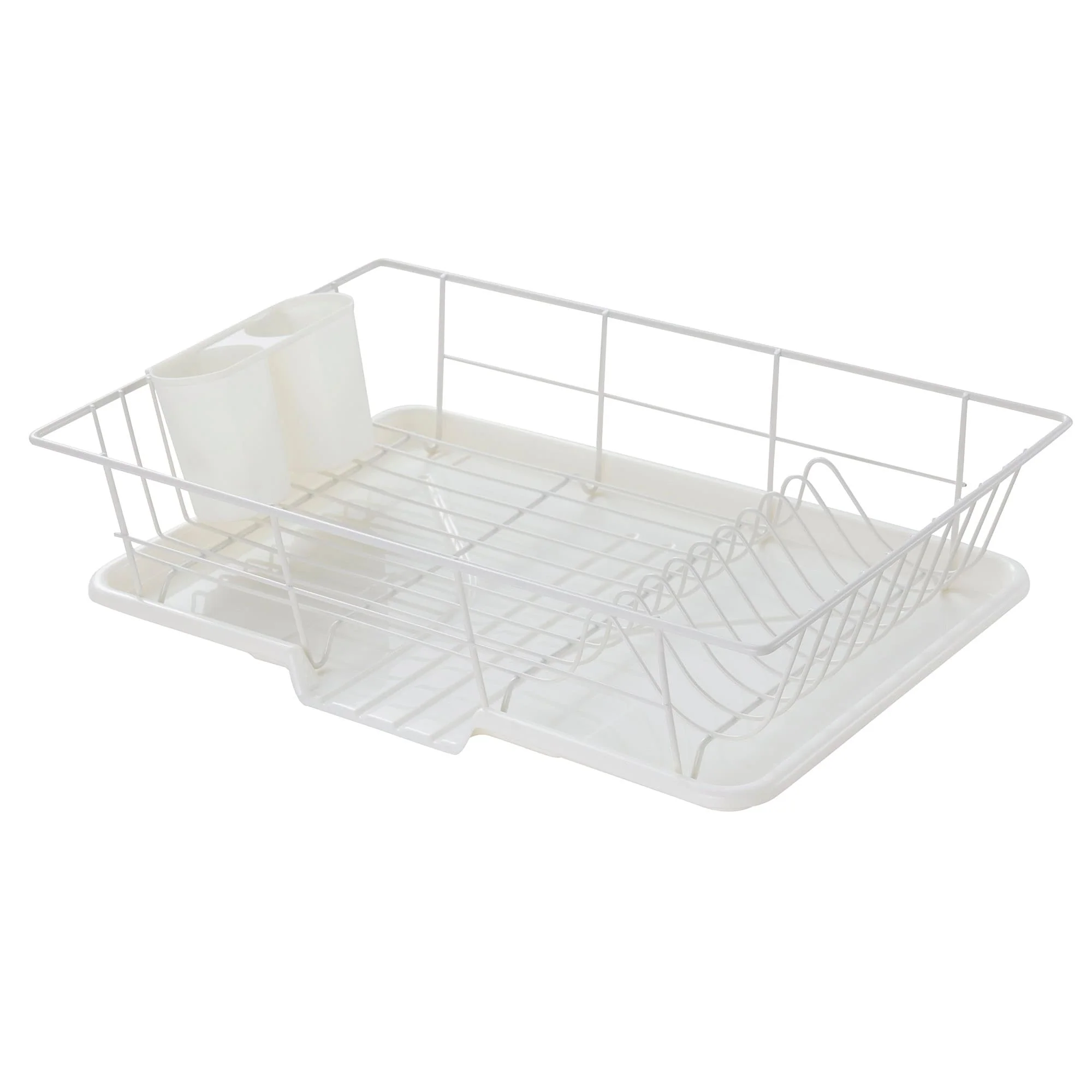 Sweet Home Collection 3-Piece Kitchen Sink Dish Drainer Set