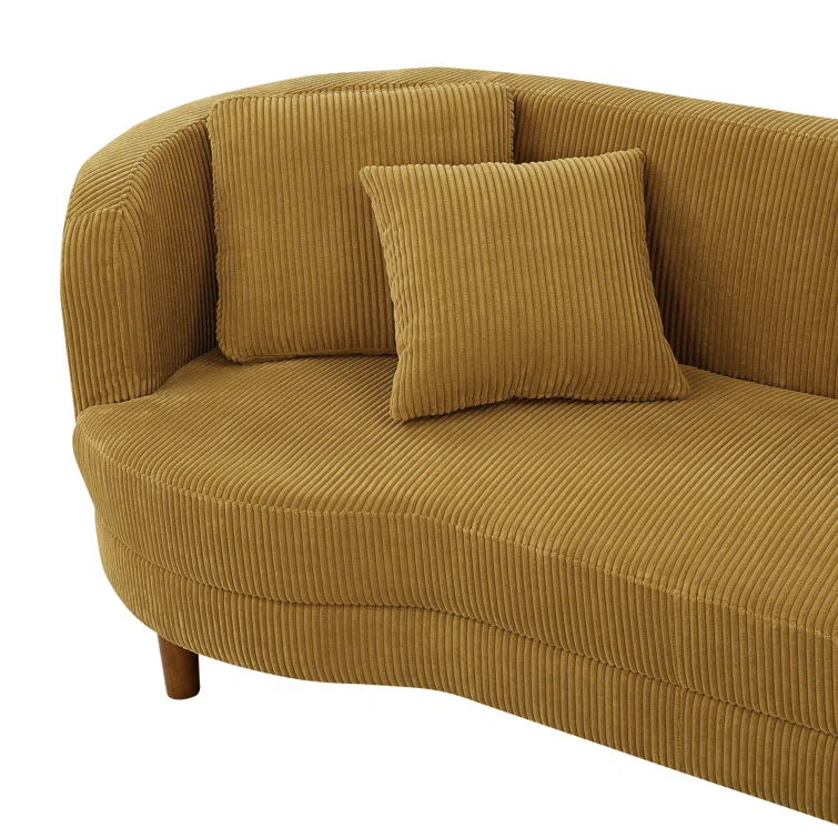 Lutanda 90'' Corduroy Sofa