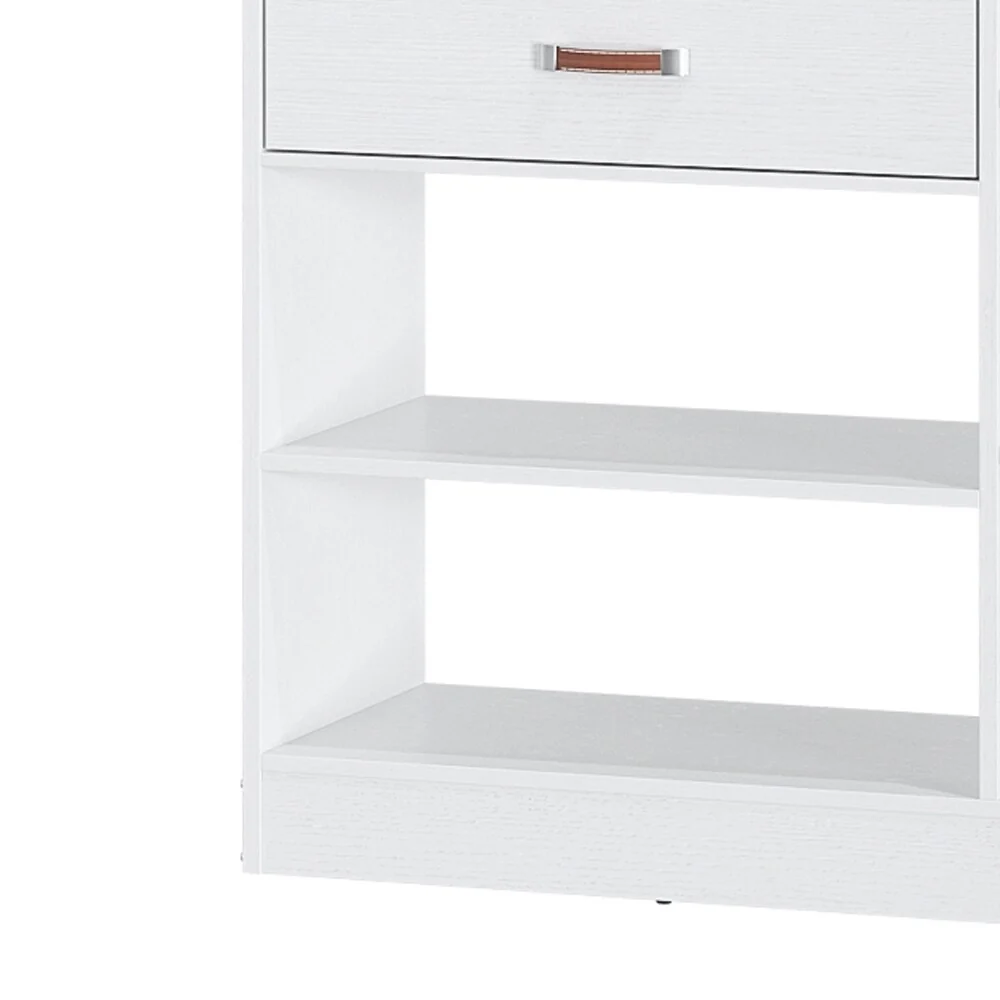 39.4''W Freestanding Walk-in Closet System with 2 Drawers and 10 Storage Shelves