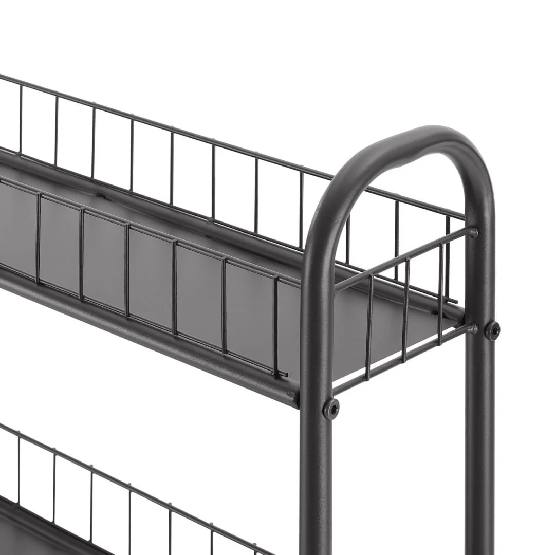 6-Tier Rolling Cart Gap Kitchen Slim Slide Out Storage Tower Rack with Wheels