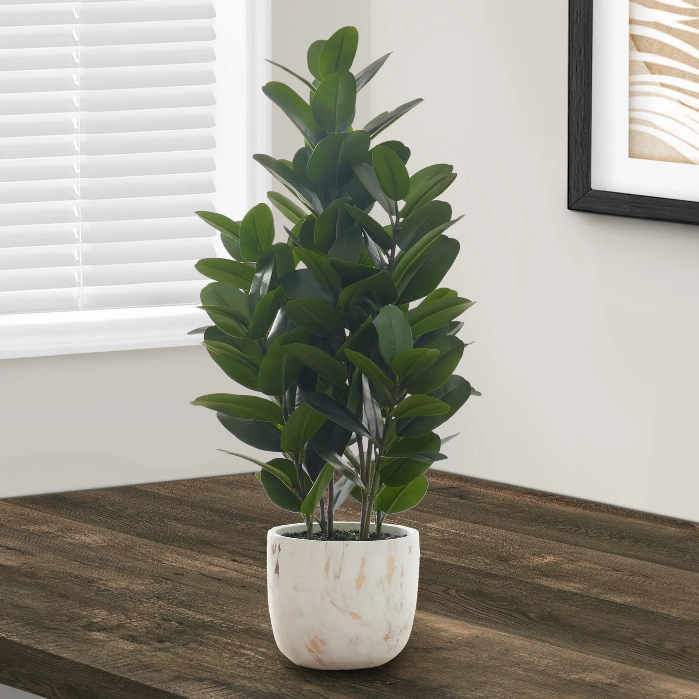 31 Tall Artificial Plant Garcinia Tree with White Pot