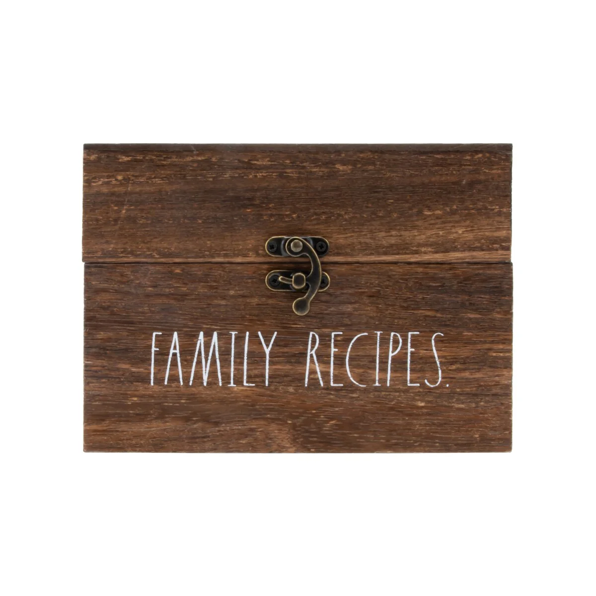 Rae Dunn Antique Recipe Box - Dividers not Included