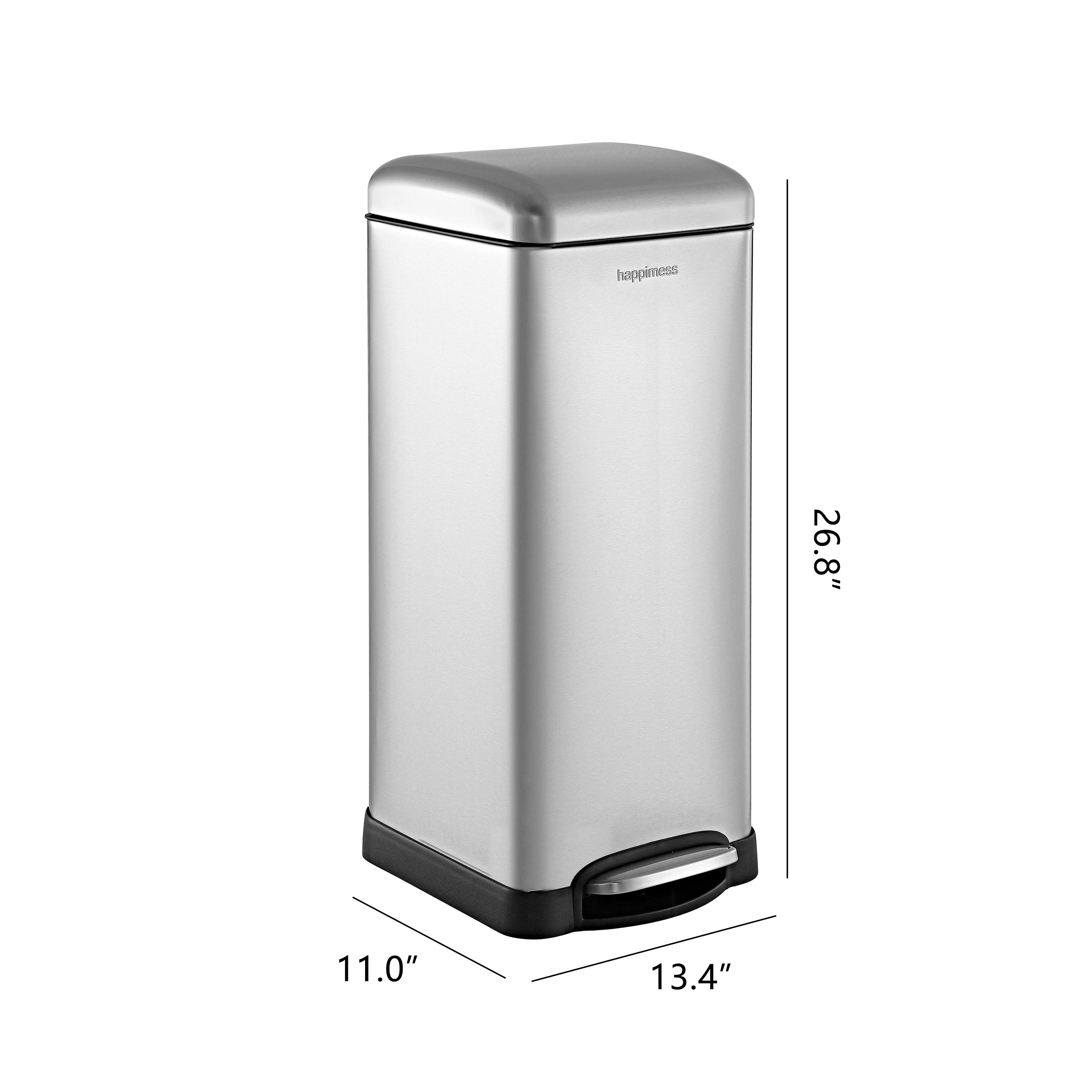 happimess Betty Retro 8-Gallon Step-Open Trash Can