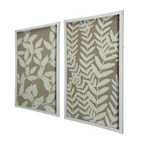 2-Piece Wall Decor Set with Paper Frame
