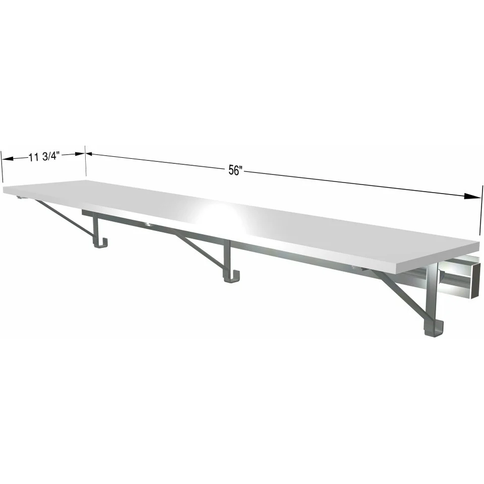 arrange a SPACE RCSS12 Single Wall Mounted Shelf (SHELF ONLY - no hang)