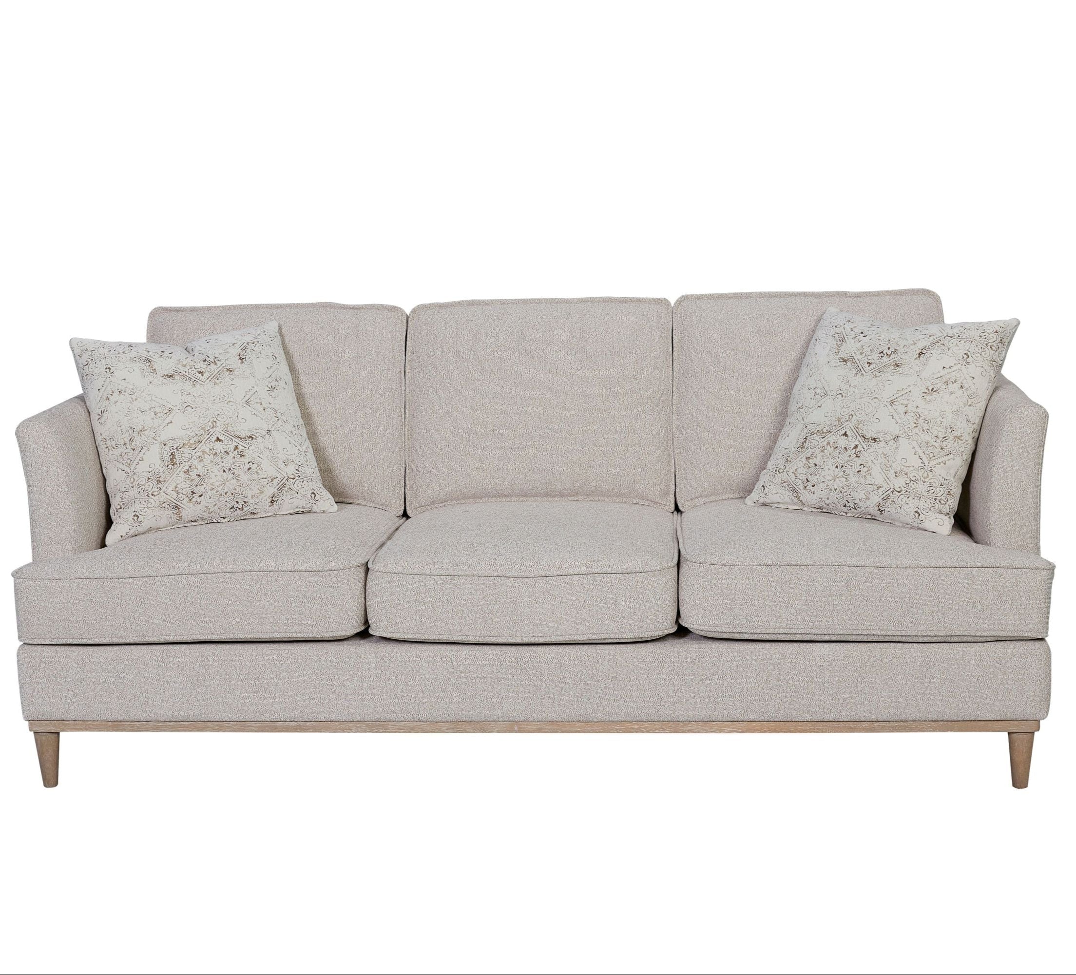 Sofa with 3 Reversable Cushions and 2 Pillows
