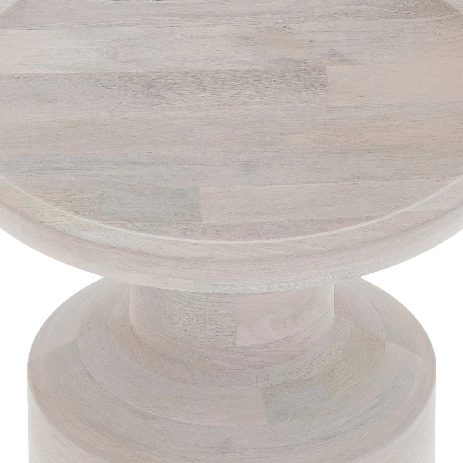Focus Wooden Accent Table with Round Top