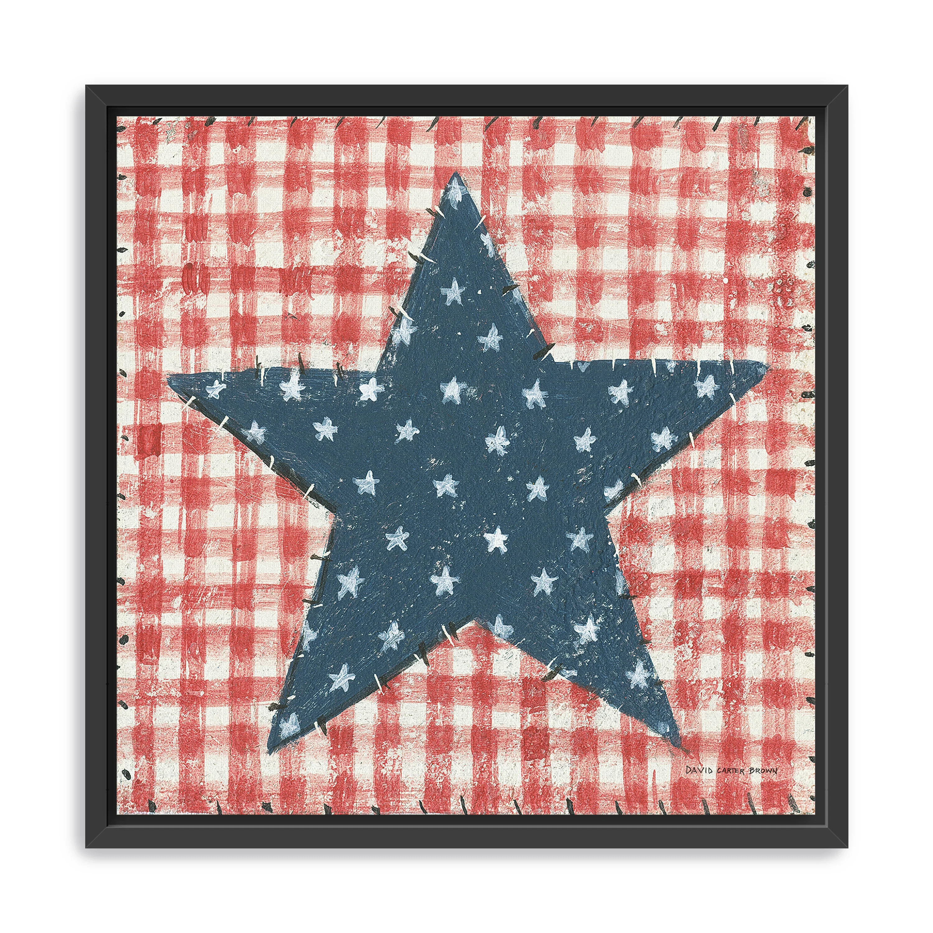 Americana Quilt II Canvas Giclee