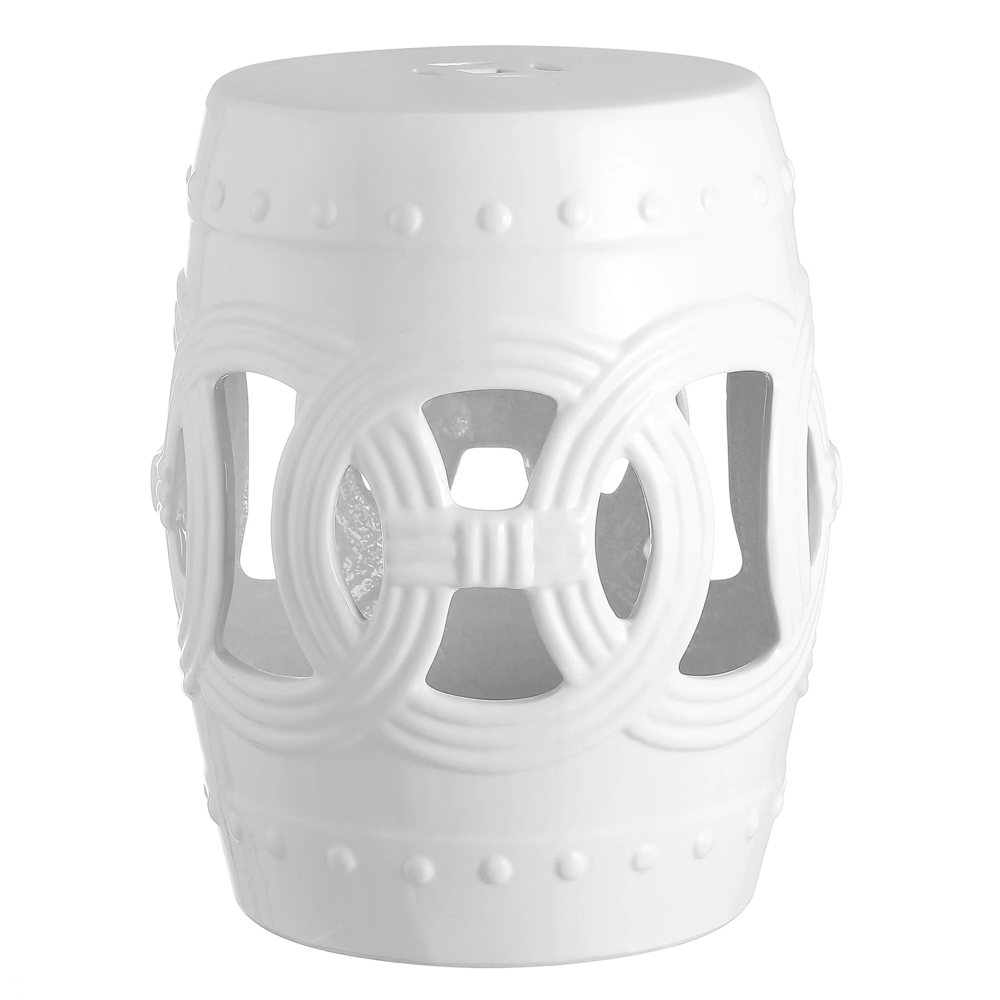 Lucky Chinese Ceramic Drum Garden Stool