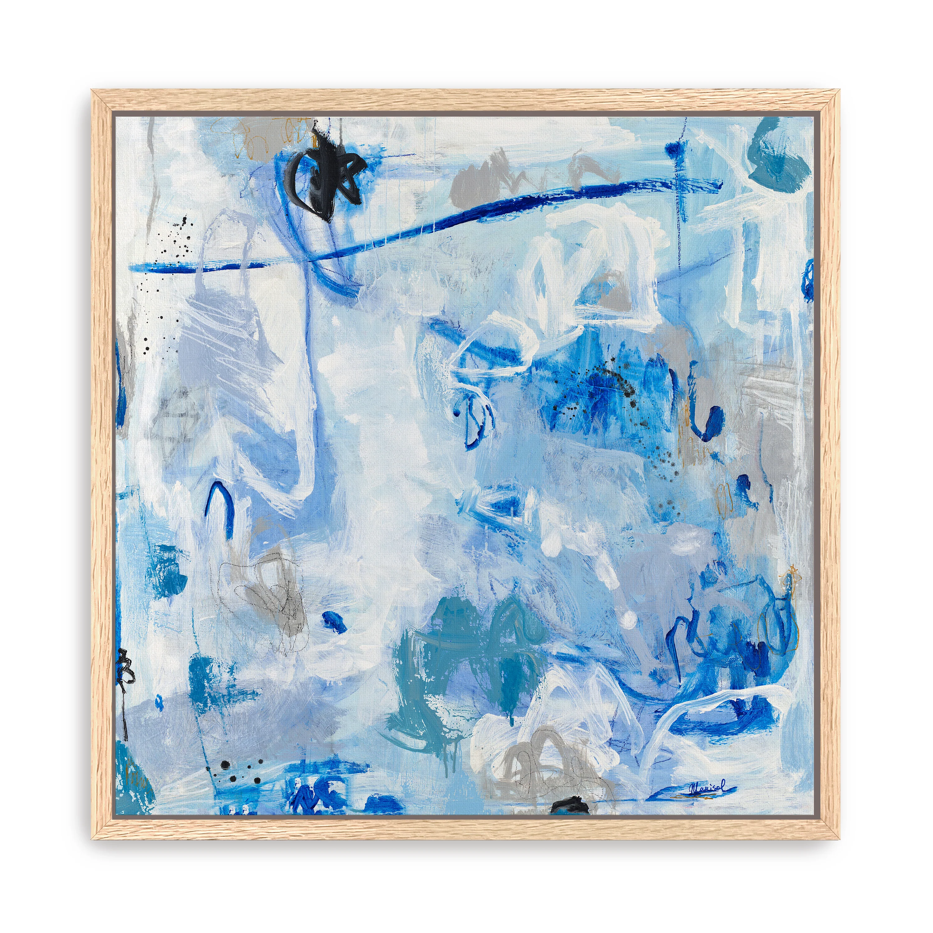 Blue Seduction Canvas Giclee