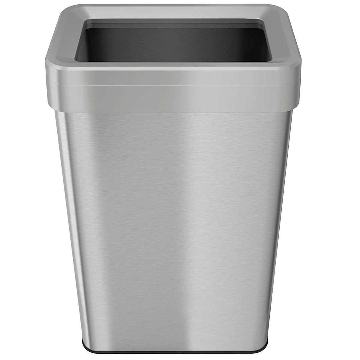 iTouchless 21 Gal Stainless Steel Rectangular Open Top Trash Can