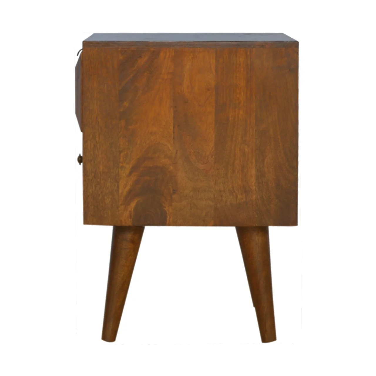 Chestnut Prism Bedside Nightstand