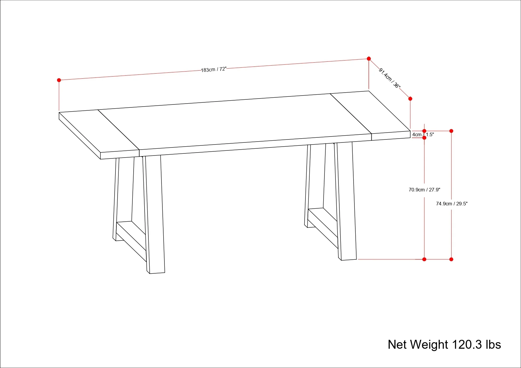 Whitley Dining Table