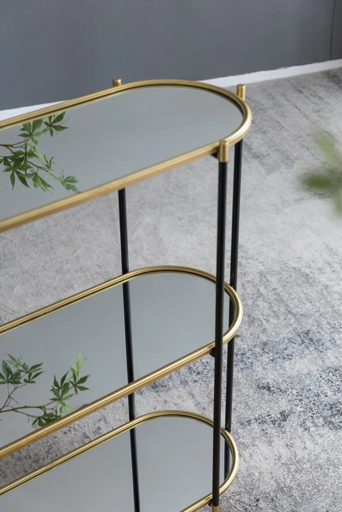 3-Tier Metal Console Table