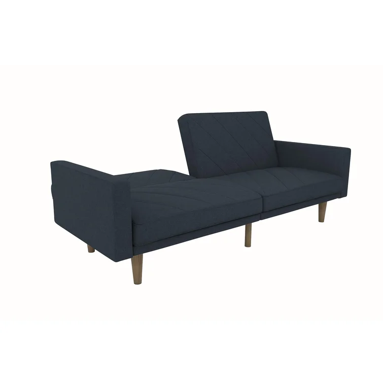 Adria Twin 78.5'' Upholstered Split Back Convertible Sofa