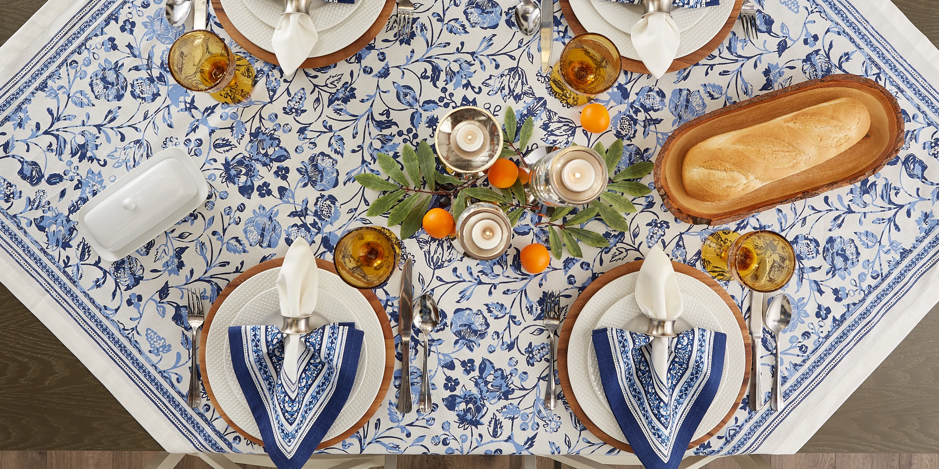 Madiera Print Tablecloth