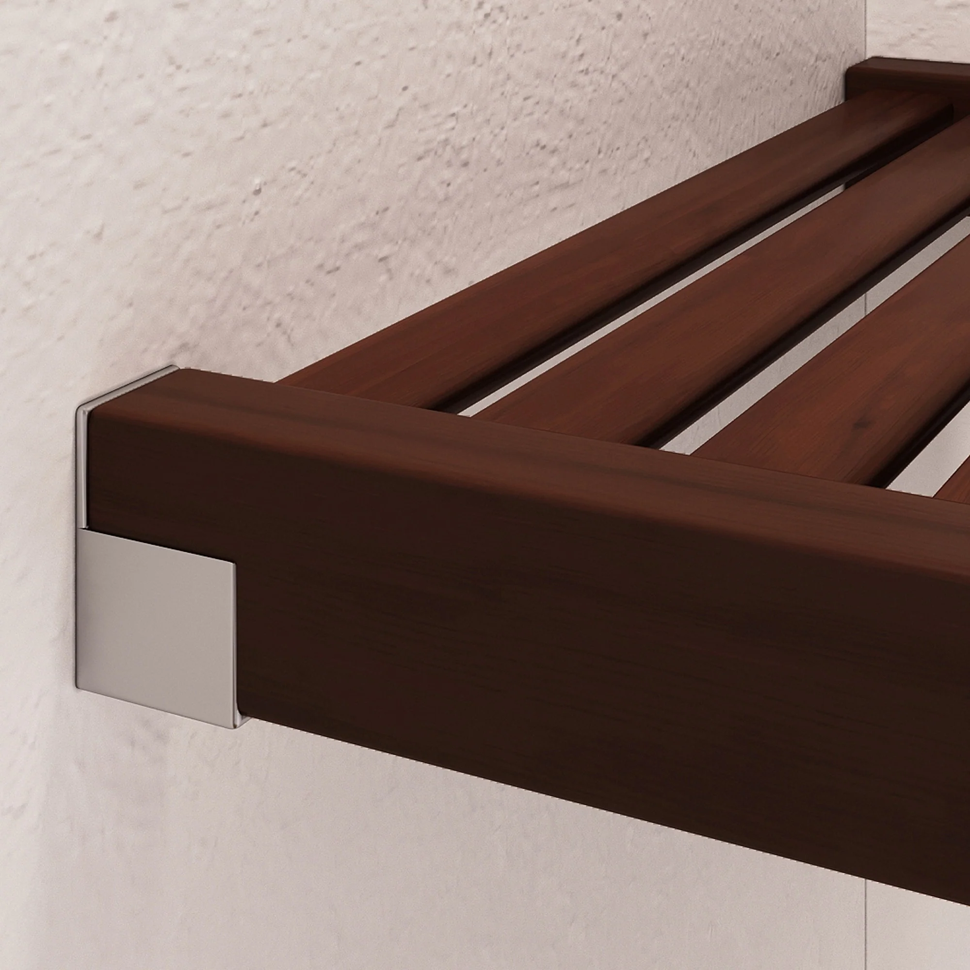 John Louis Home 16in. Deep Solid Wood 5-Drawer/Raised Panel Doors Woodcrest Deluxe Organizer Espresso