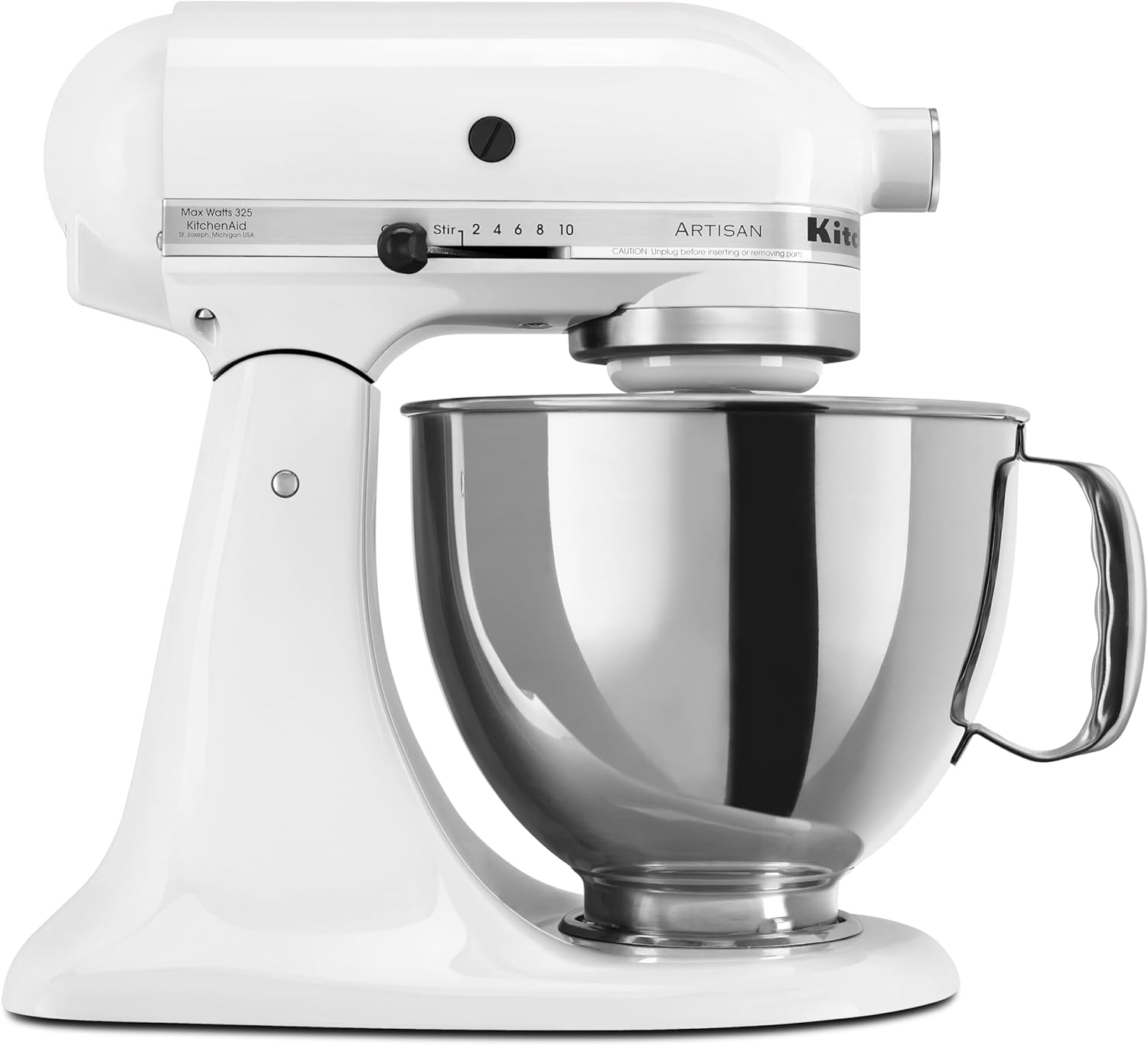 KitchenAid Artisan Series 5 Quart Tilt Head Stand Mixer with Pouring Shield KSM150PSr
