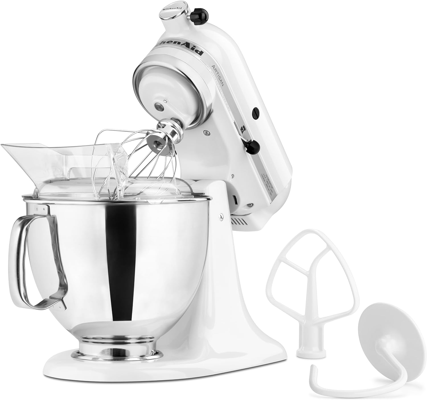 KitchenAid Artisan Series 5 Quart Tilt Head Stand Mixer with Pouring Shield KSM150PSr