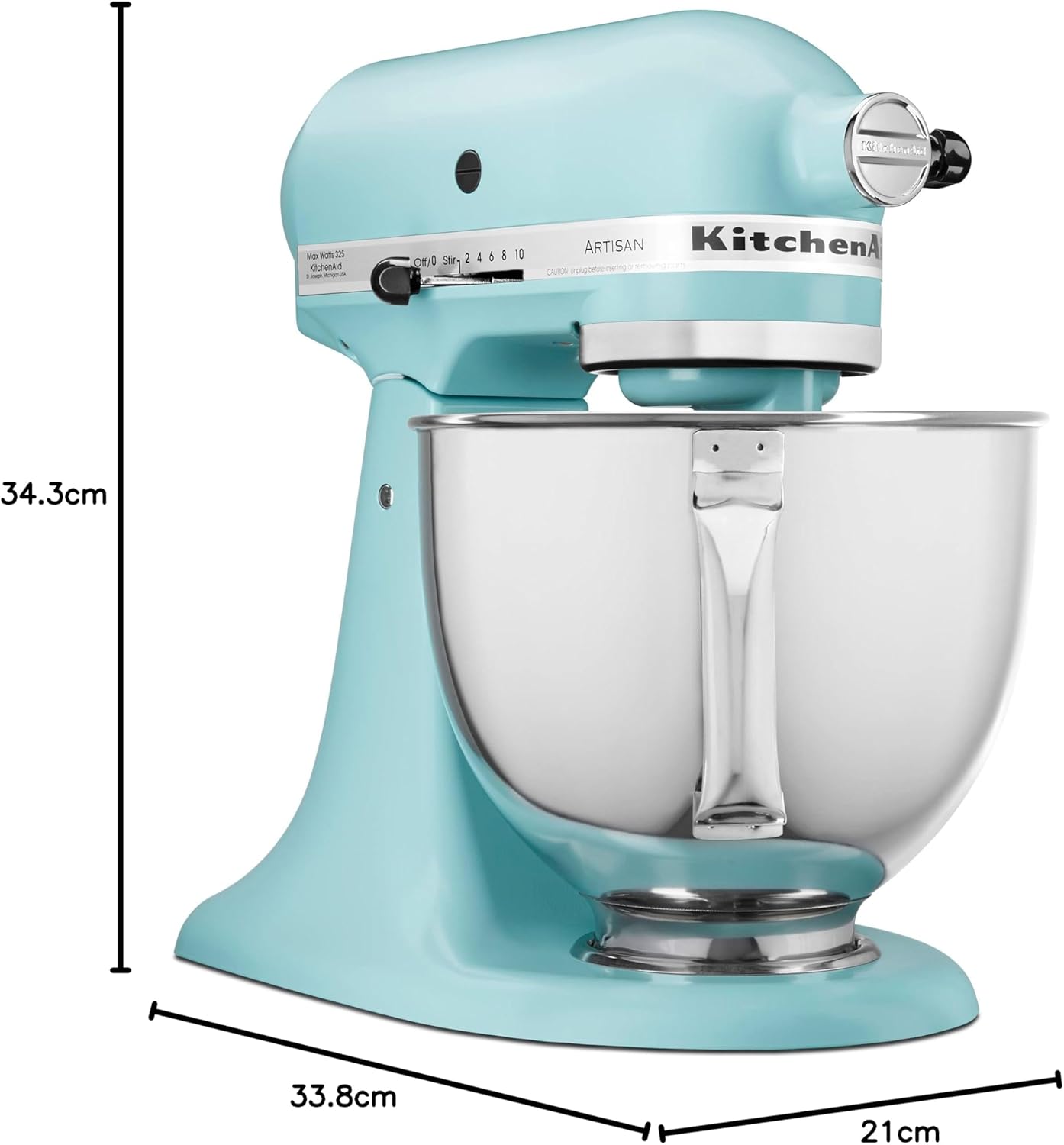 KitchenAid Artisan Series 5 Quart Tilt Head Stand Mixer with Pouring Shield KSM150PSr